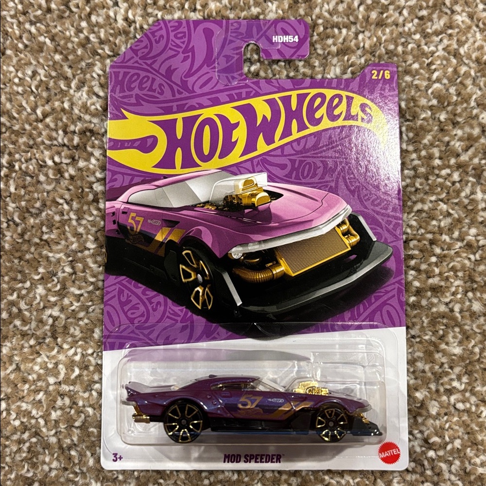Mattel Hot Wheels 2025 57th ANNIVERSARY MOD SPEEDER
